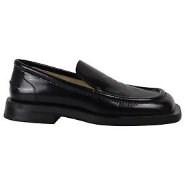 Proenza Schouler Square-Toe Loafers in Black Leather Black