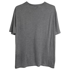 Giorgio Armani-Giorgio Armani Crewneck T-Shirt in Grey Viscose-Grey