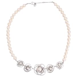 Swarovski-Collier Swarovski Sizzling Pearl en perle blanche-Blanc
