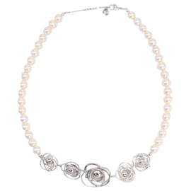 Swarovski-Collier Swarovski Sizzling Pearl en perle blanche-Blanc
