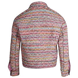Chaqueta corta de tweed Nina Ricci de poliamida multicolor Otro Impresión de pitón