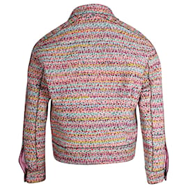 Nina Ricci-Nina Ricci Giubbino Cropped in Tweed in Poliammide Multicolor-Altro,Stampa python
