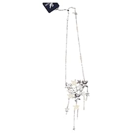 Swarovski-Collar de novia Swarovski Confetti en metal plateado-Plata,Metálico
