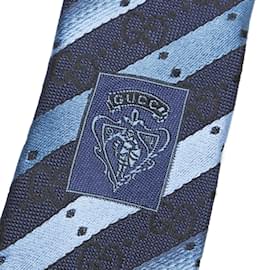 Gucci-Silk Necktie-Blue