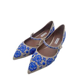 TABITHA SIMMONS  Ballet flats T.EU 39.5 cloth Blue