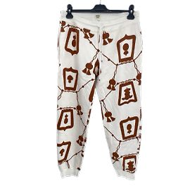 Hermès HERMES Pantalón T.fr 38 Algodón Blanco