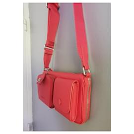 Kenzo-Handbags-Black,Pink,White,Coral,Silver hardware