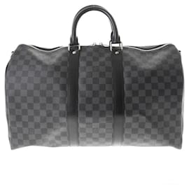Louis Vuitton-Louis Vuitton Keepall Bandouliere 45-Black