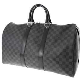 Louis Vuitton-Louis Vuitton Keepall Bandouliere 45-Black