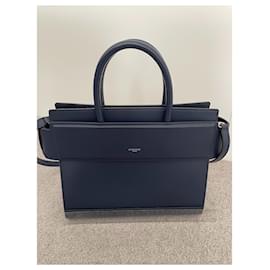 Givenchy-Borsa tote Horizon media in pelle blu navy-Blu navy