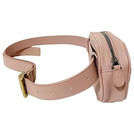 Bottega Veneta-Bottega Veneta Pink Intrecciato Belt Bag-Pink