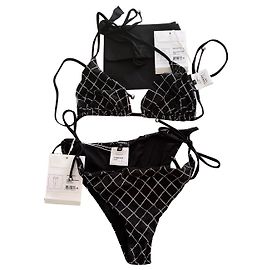 Chanel Badebekleidung Schwarz