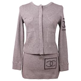 Chanel-CHANEL  Jackets T.FR 38 wool-Grey