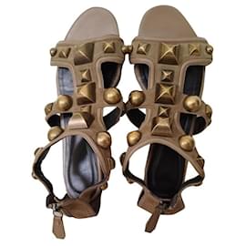 Burberry-Sandals-Brown