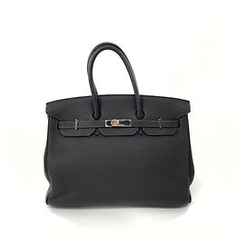 Hermès Birkin 35 en cuir Togo gris anthracite Gris anthracite
