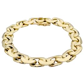 inconnue-"Bean" mesh bracelet, yellow gold-Other