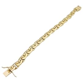inconnue-"Bean" mesh bracelet, yellow gold-Other