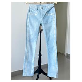 Chanel-Jeans da passarela de 2011 Coleção Cruise-Azul