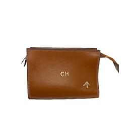 Autre Marque-MANU ATELIER  Clutch bags T.  Leather-Brown