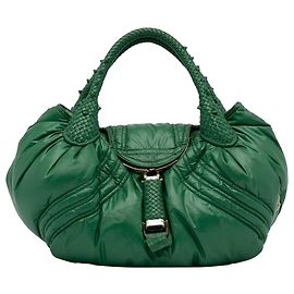 Borsa Fendi verde x Moncler Puffer Spy Verde