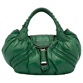 Fendi-Fendi Green x Moncler Puffer Spy Handbag-Green