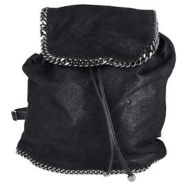 Stella Mc Cartney Stella McCartney Falabella Backpack in Black Vegan Leather Black