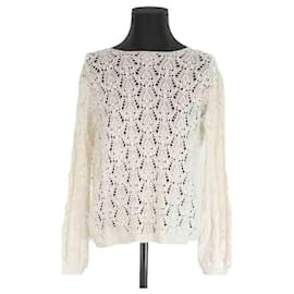 Sézane-Cardigan 38 Weiß