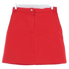 Carven Geschnitzter Rock 36 Rot