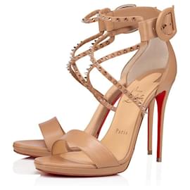 Christian Louboutin-Christian Louboutin Choca Lux Desnudo 40.5 US 10.5-Beige