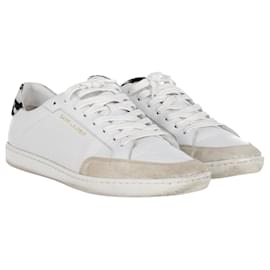 Saint Laurent-SAINT LAURENT SL/10 Sneakers in White Leather-White