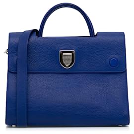 Dior-Dior Blue Diorever Satchel-Blue
