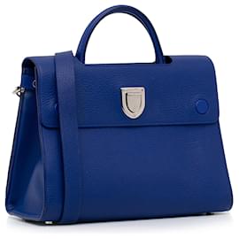Dior-Dior Blue Diorever Satchel-Blue