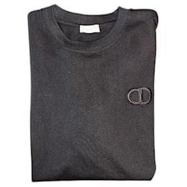 Dior-Schwarzes T-Shirt-Schwarz