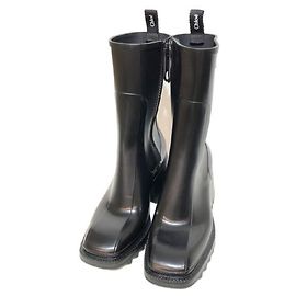 Chloé **** Botas de lluvia de goma negras Betty de Chloe Negro