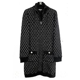 Chanel-2020 Pharrell Style Quilted Fluffy Dress-Black