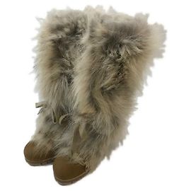 Chloé **** Botas de pele Chloe Coyote Bege