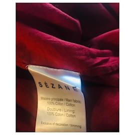 SéZane-Sézane guipure dress-Red