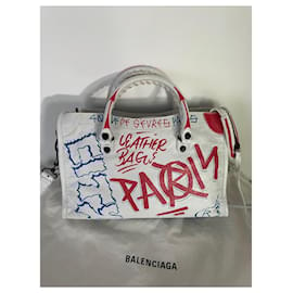 Balenciaga-Handbags-White,Red,Blue