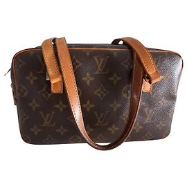 Louis Vuitton Cite MM Borsa a spalla Monogram Marrone Marrone