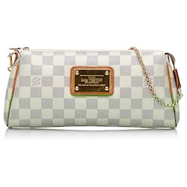 Louis Vuitton-Louis Vuitton White Damier Azur Eva-White