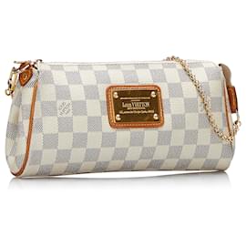 Louis Vuitton-Louis Vuitton White Damier Azur Eva-White