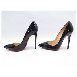 Christian Louboutin-NEW CHRISTIAN LOUBOUTIN PIGALLE SHOES 120 39.5 LEATHER PUMPS SHOES-Black