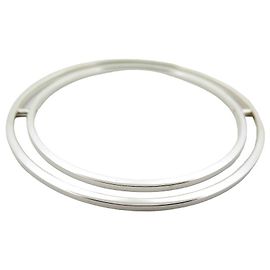 BRACELET CHRISTOFLE DOUBLE ELLIPSE ARTICULEE EN ARGENT 925 16 SILVER STRAP Argenté