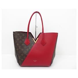 Louis Vuitton-SAC A MAIN LOUIS VUITTON KIMONO MONOGRAM CERISE MM M40459 PURSE HANDBAG-Autre