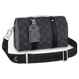 Louis Vuitton Eclipse da cidade de LV Keepall Cinza