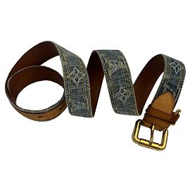 Louis Louise Cinturón Louis Vuitton de denim azul claro Azul claro