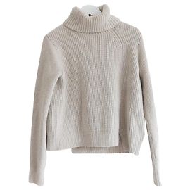 Rollkragenpullover aus Wolle und Kaschmir von Proenza Schouler Beige