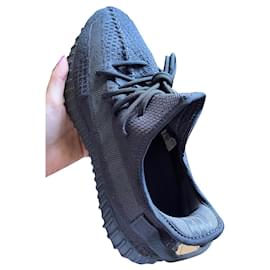 Adidas-Yeezy 350 V2 ónix-Negro