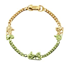 Céline-Horse Carriage Chain Bracelet-Golden