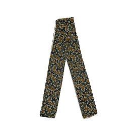 Cachecol com estampa de folha Burberry Multicor